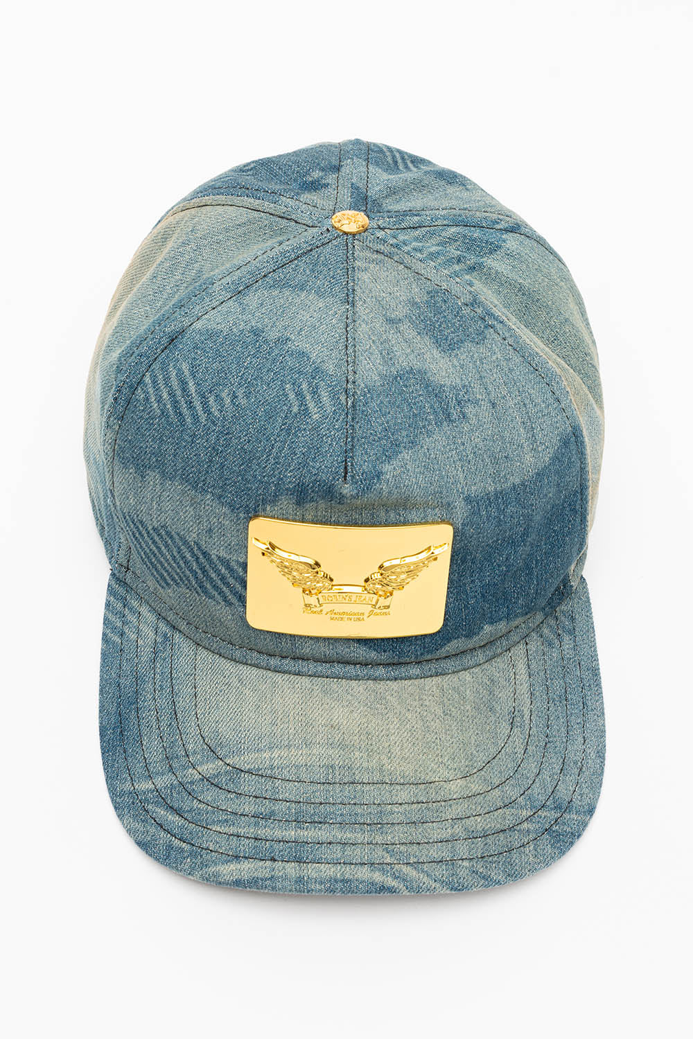 ROBIN’S GOLD PLATED CAP IN CAMO LIGHT - Image 3