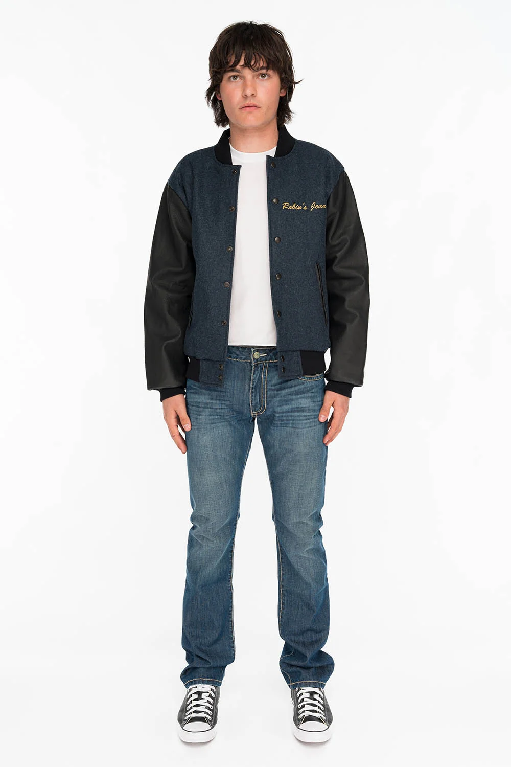 CLASSIC 5 POCKET STRAIGHT LEG IN 3D MEDIUM WASH - Image 2