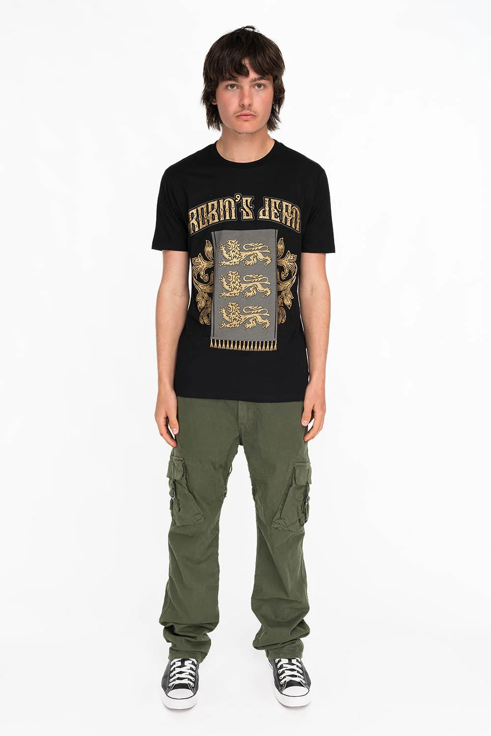 3 LIONS TEE IN BLACK - Image 3