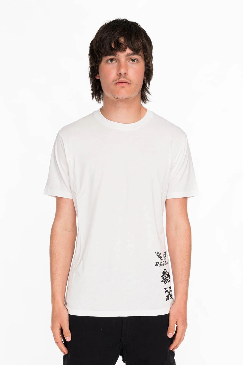 KING OF ROSES TEE IN WHITE - Image 2