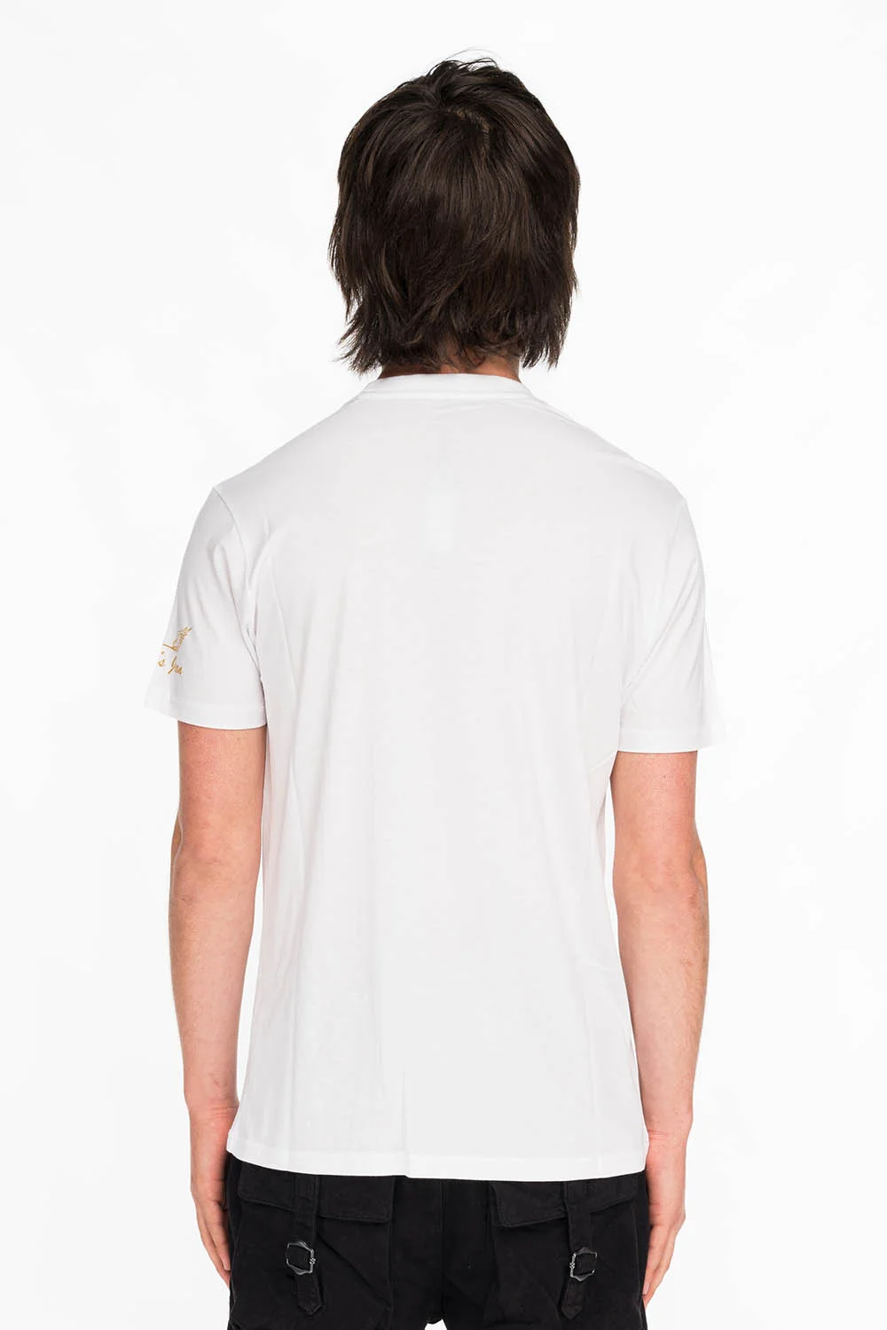 CRYSTAL CROSS TEE IN WHITE - Image 2