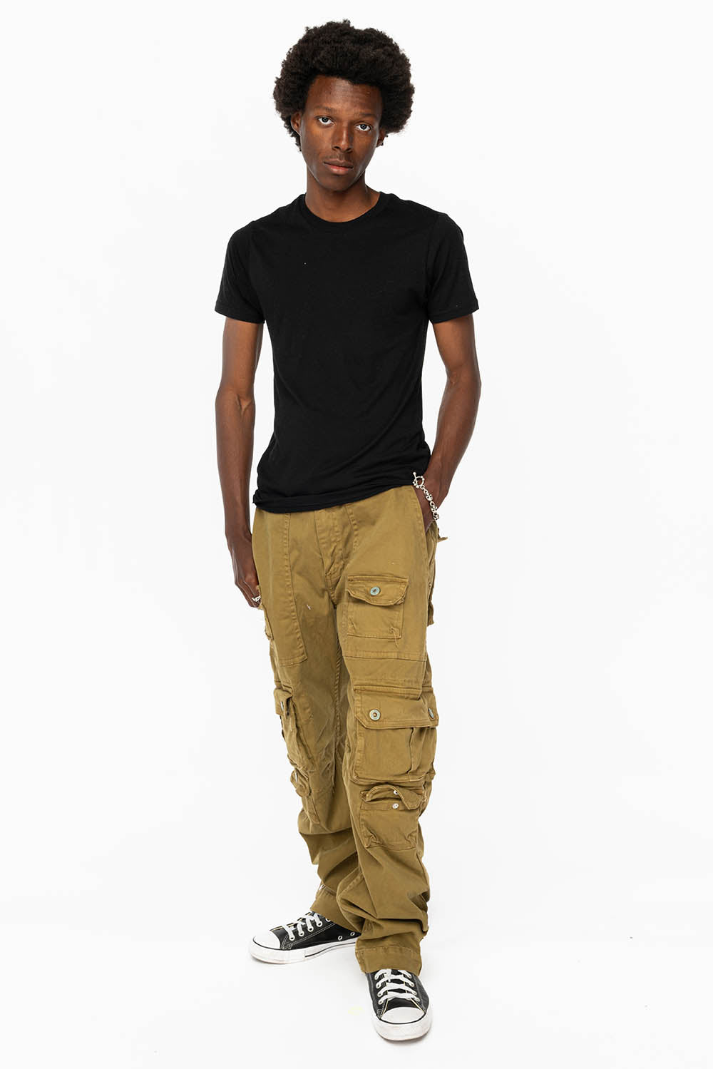 ORIGINAL ROBIN’S JEAN CALL OF DUTY CARGO PANTS IN AVOCADO WASH - Image 2