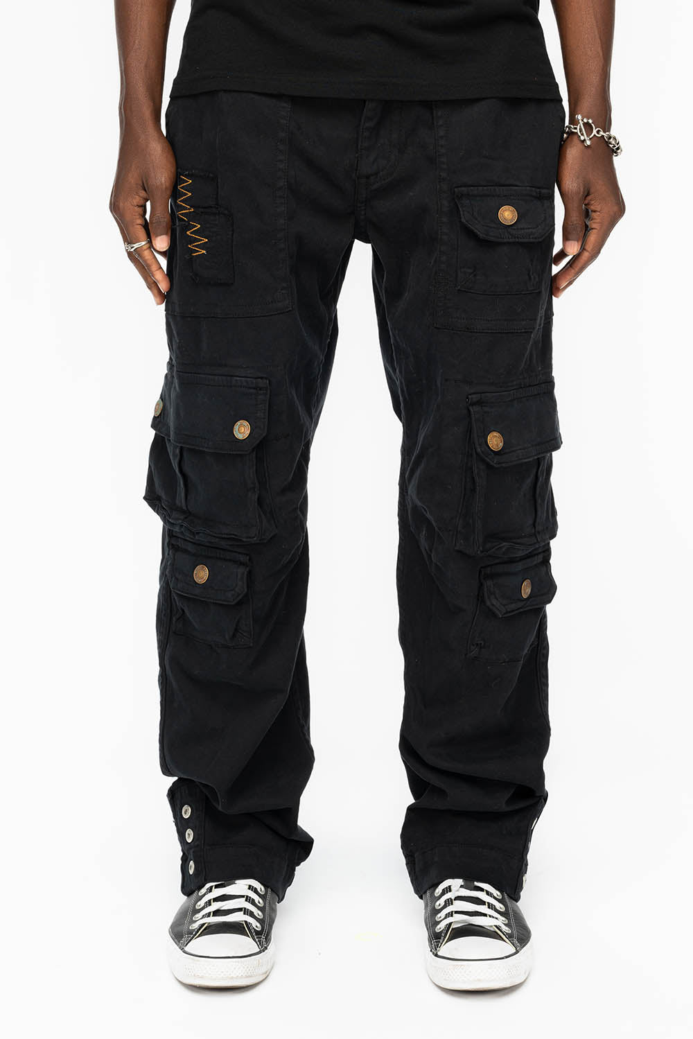 ORIGINAL ROBIN’S JEAN CALL OF DUTY CARGO PANTS IN BLACK - Image 3