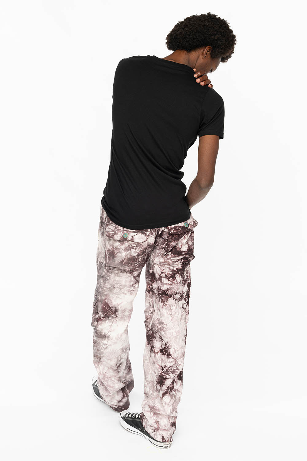 ORIGINAL ROBIN’S JEAN CALL OF DUTY CARGO PANTS IN CRYSTAL TIE DYE PURPLE - Image 6
