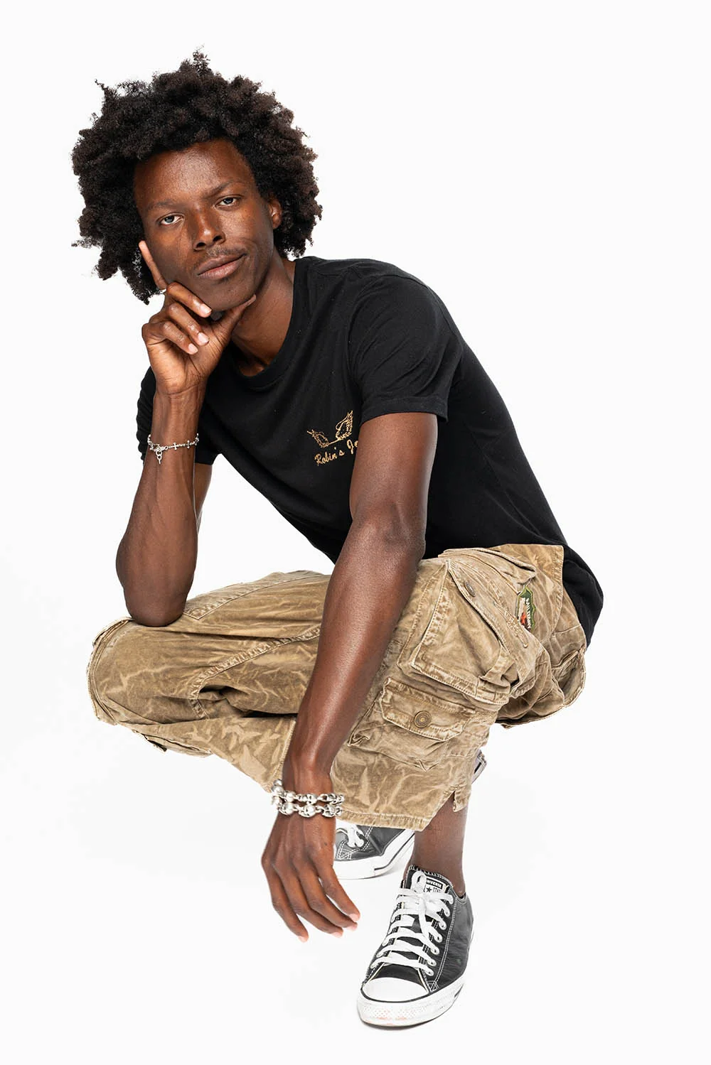 ORIGINAL ROBIN’S JEAN CALL OF DUTY CARGO SHORT IN GHOST KHAKI - Image 6