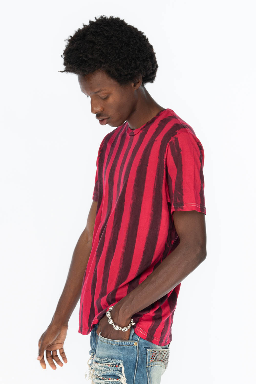 PRISONER BLACK/RED T-SHIRT WITH RJ ALCATRAZ PRINT - Image 7