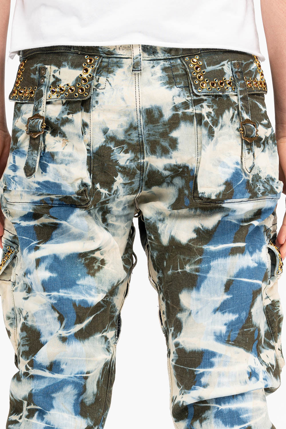 CLASSIC PREDATOR CARGO IN TIE DYE WITH CRYSTALS - Image 6