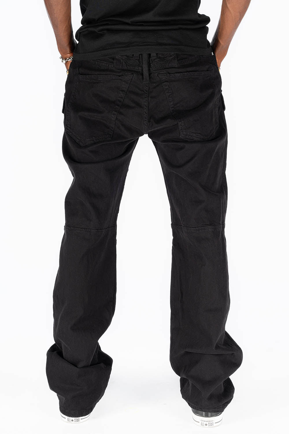 BOMBER POCKET PANTS IN BLACK - Image 3