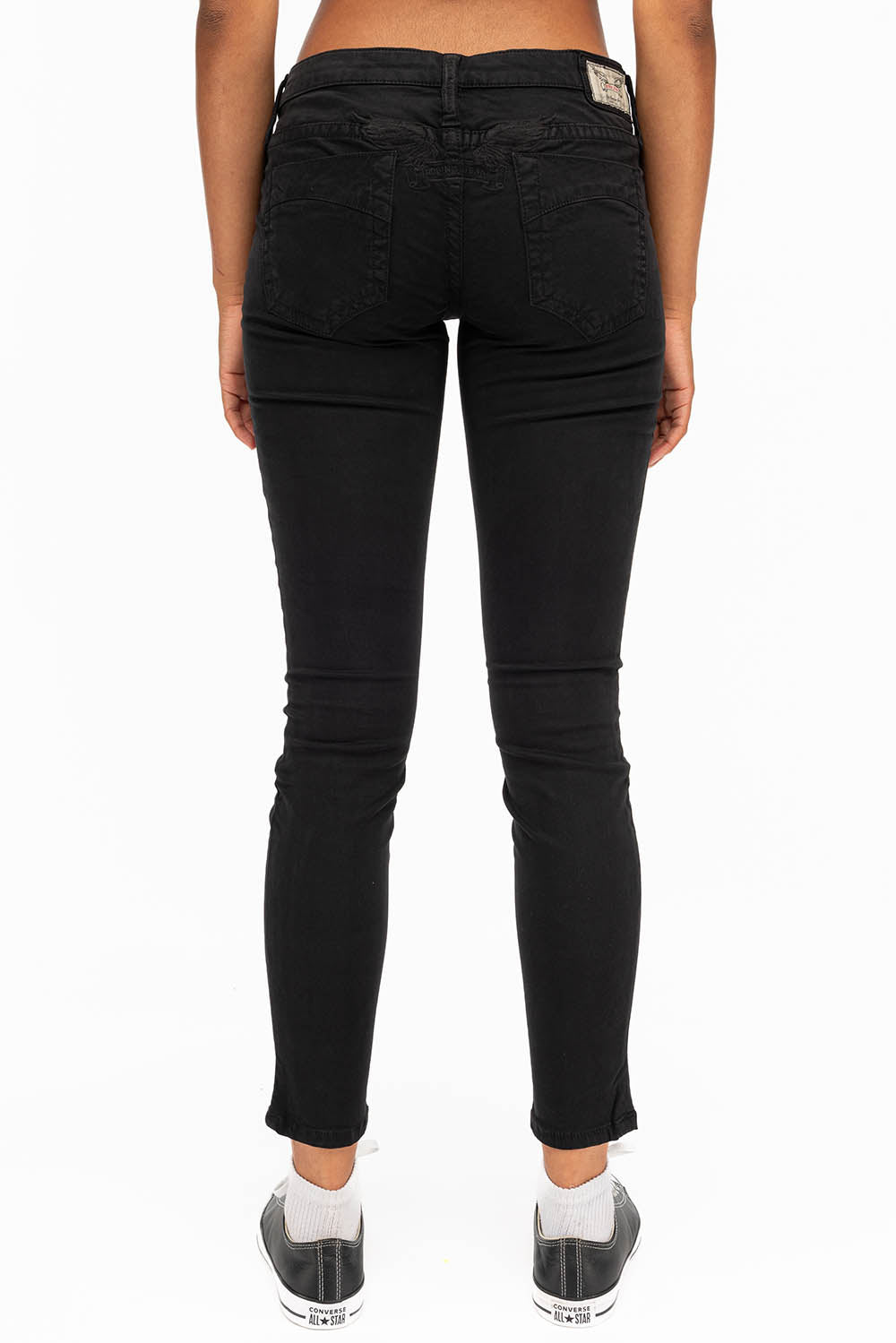 MARILYN SKINNY IN BLACK ON BLACK - Image 3