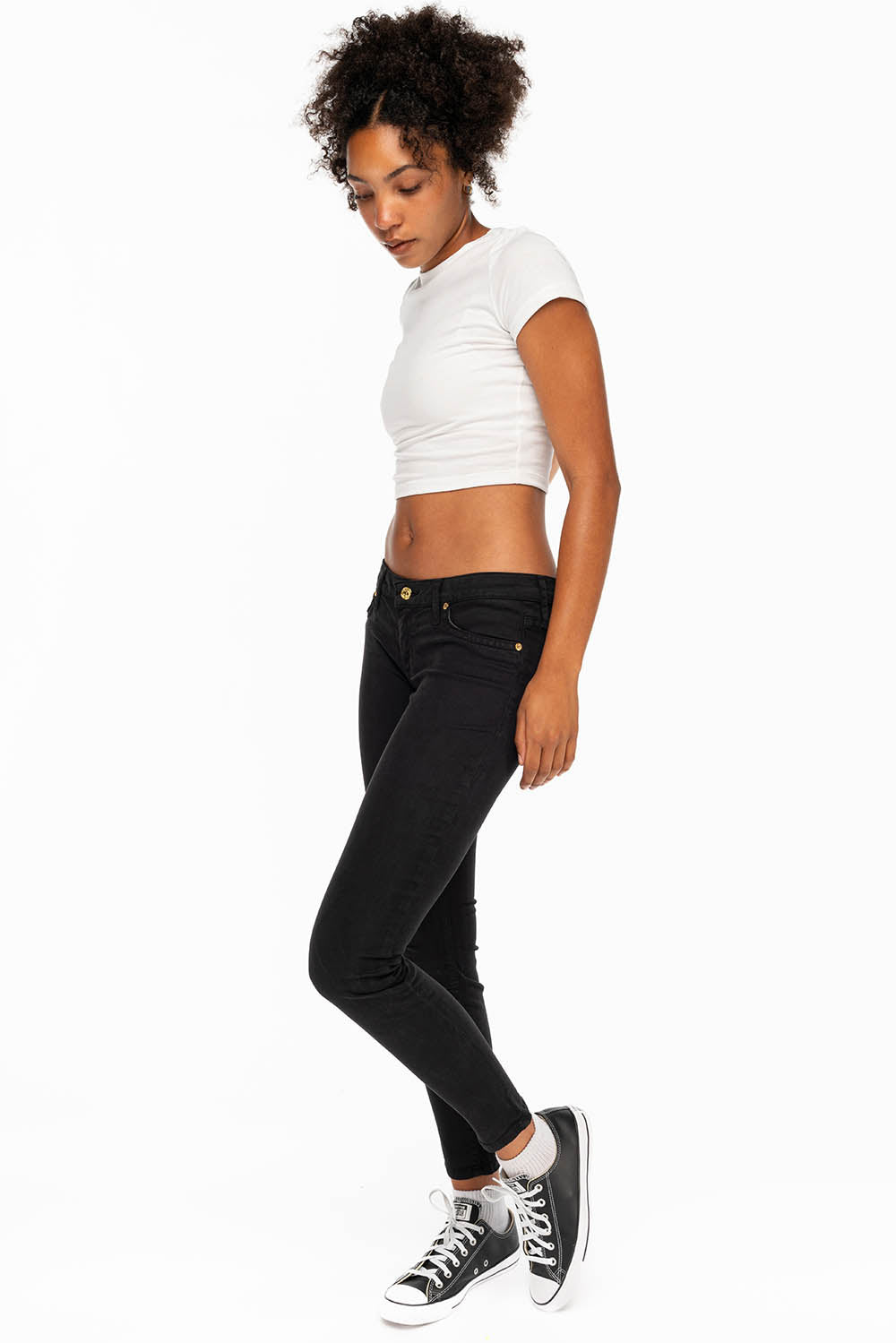 MARILYN SKINNY IN BLACK ON BLACK - Image 6
